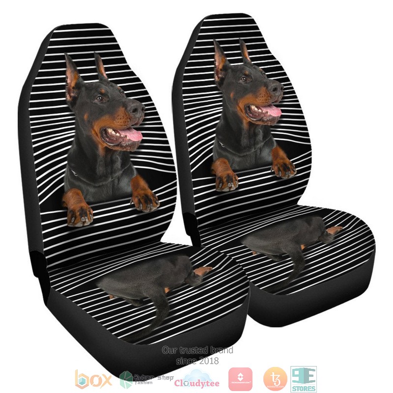 BEST Funny Doberman Pinscher Doberman Pinscher Car Seat Cover 4 BEST Funny Doberman Pinscher Doberman Pinscher Car Seat Cover - Image 4