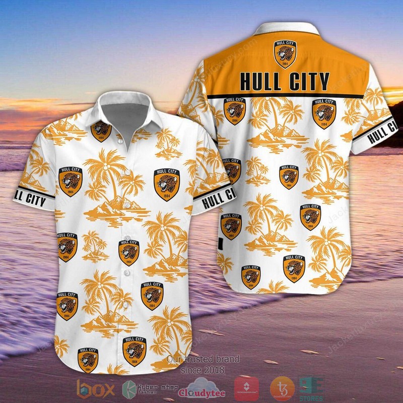 Hull City 3D Hawaiian Shirt, Shorts 7