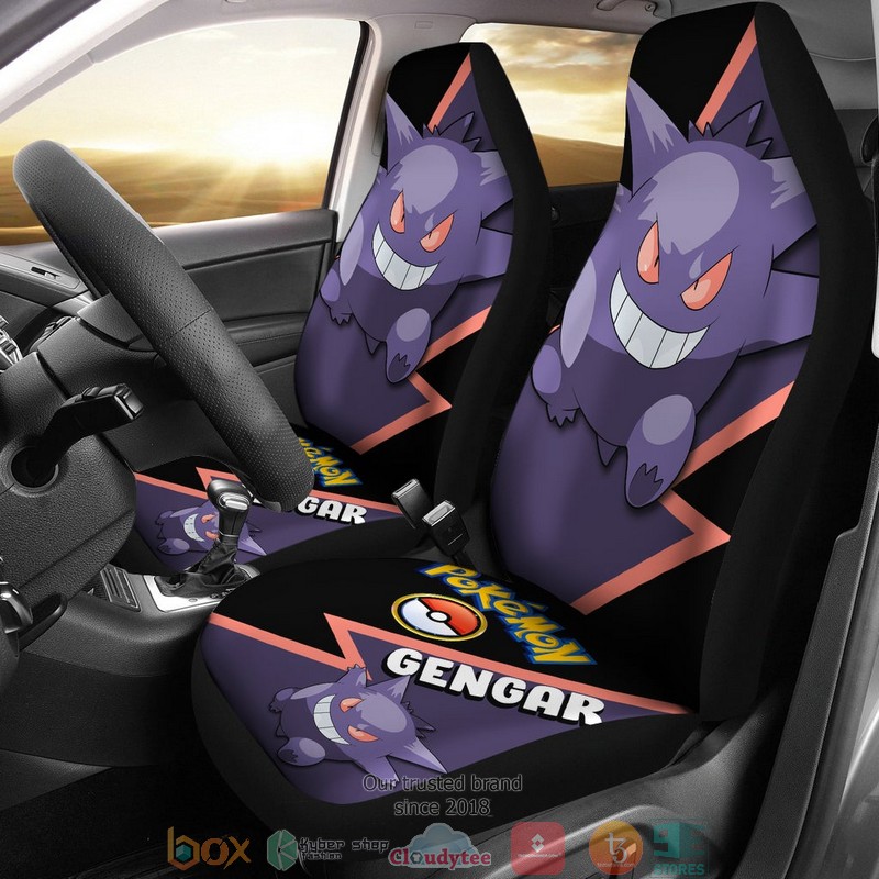 BEST Gengar Anime Pokemon Car Seat Cover 9