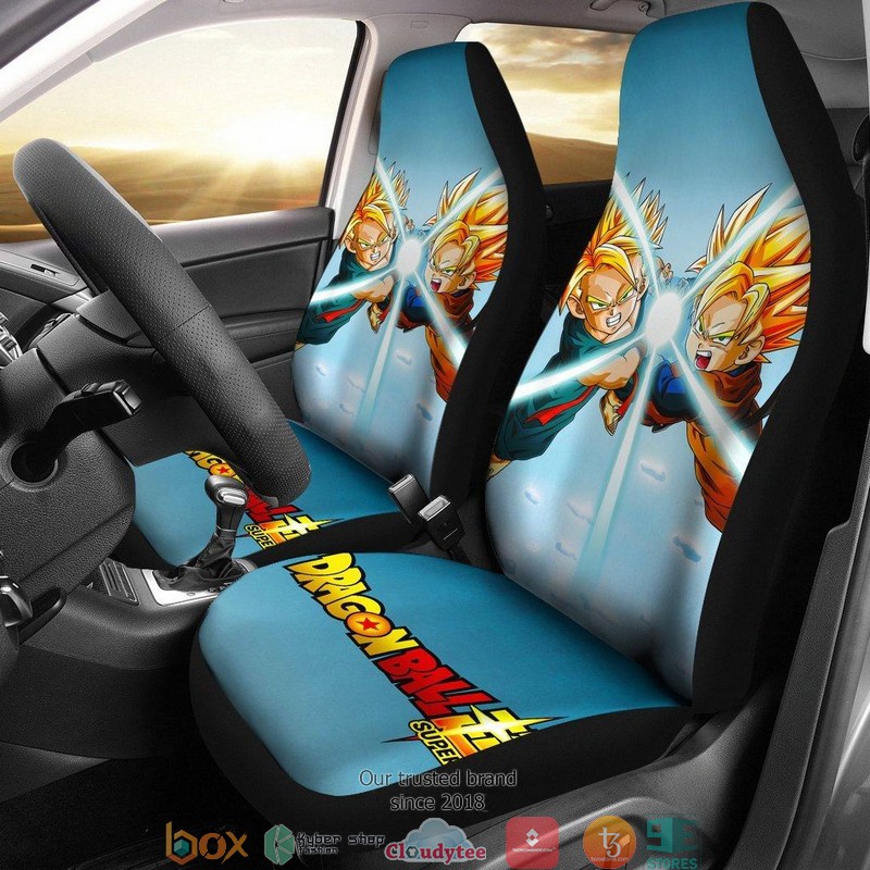 BEST Goten And Trunk Super Saiyan Car Seat Covers 9