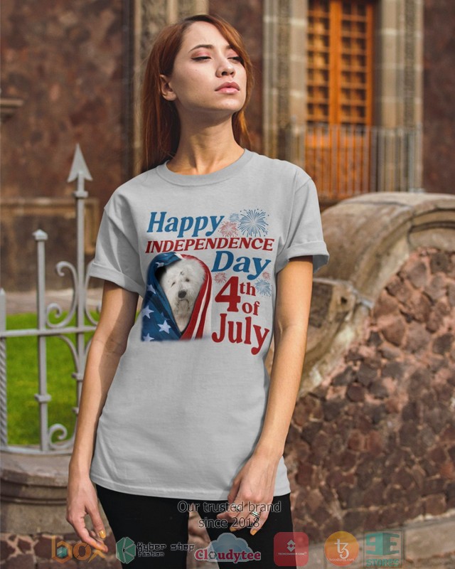 Old English Sheepdog Happy Independence Day 4th of July shirt, sweatshirt 16