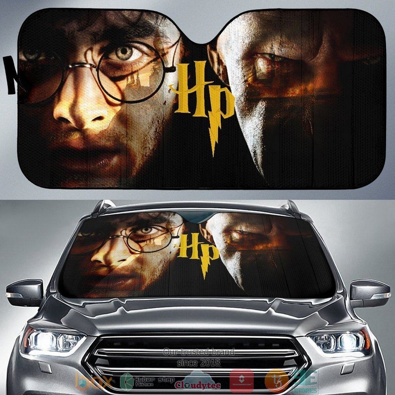 BEST Harry Potter And Voldemort Harry Potter 3D Car Sunshades 7