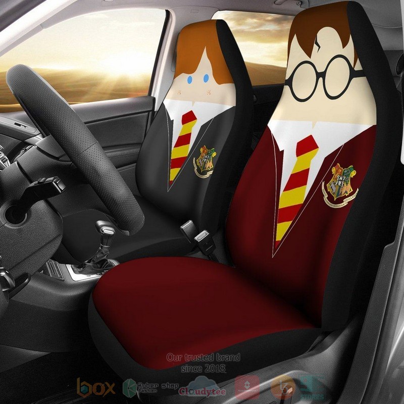 BEST Harry Potter Art Cartoon Car Seat Covers 9