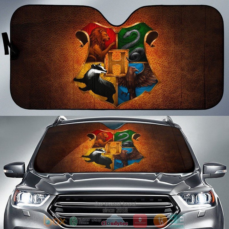 BEST Harry Potter Art Gryffindor Movie 3D Car Sunshades 7