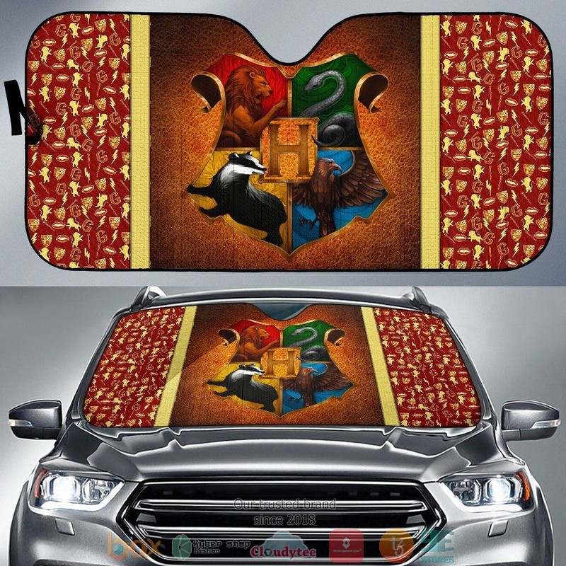 BEST Harry Potter Gryffindor Art Movie 3D Car Sunshades 6
