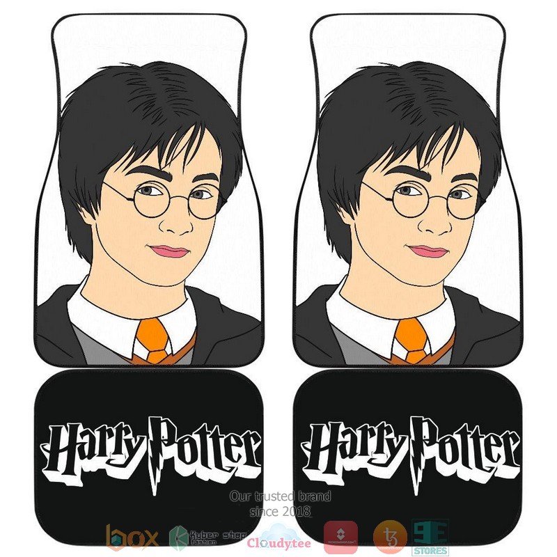 BEST Harry Potter Harry Potter Characters Cartoon Newspaper Car Floor Mat 13