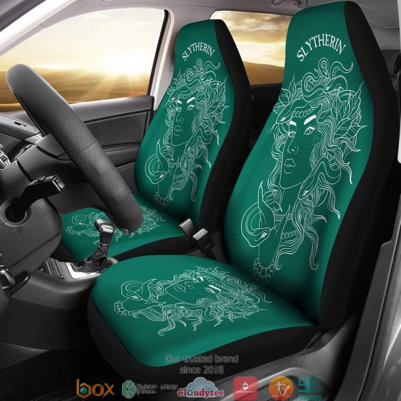 BEST Harry Potter Harry Potter Slytherin Art Beauty Car Seat Covers 9