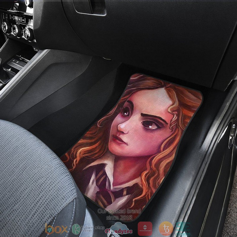 BEST Harry Potter Hermione Face Beauty Cheetah Artwork Car Floor Mat 8