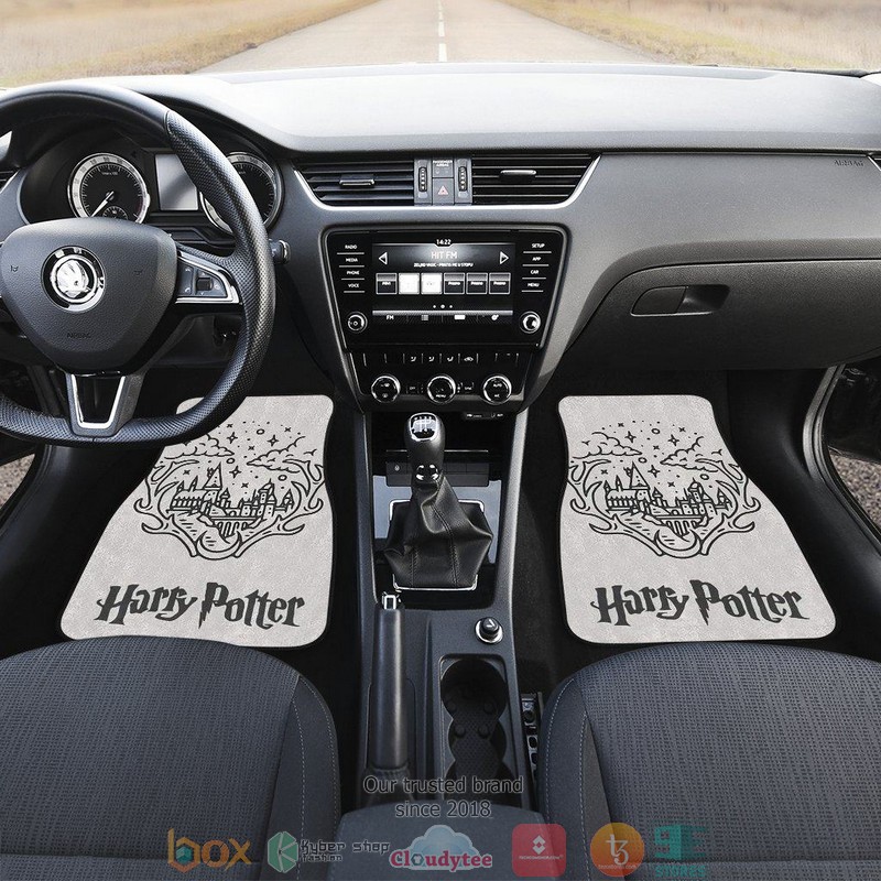 BEST Harry Potter Hogwarts Artwork Car Floor Mat 2