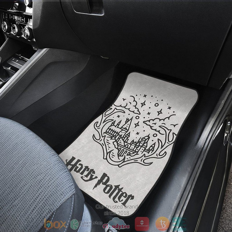 BEST Harry Potter Hogwarts Artwork Car Floor Mat 4