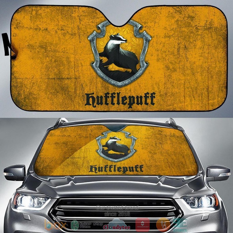 BEST Harry Potter Hufflepuff 3D Car Sunshades 7