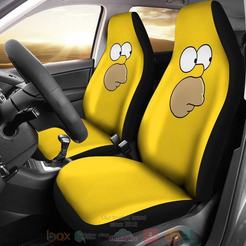 BEST Homer Simpson Cartoon Car Seat Covers 8