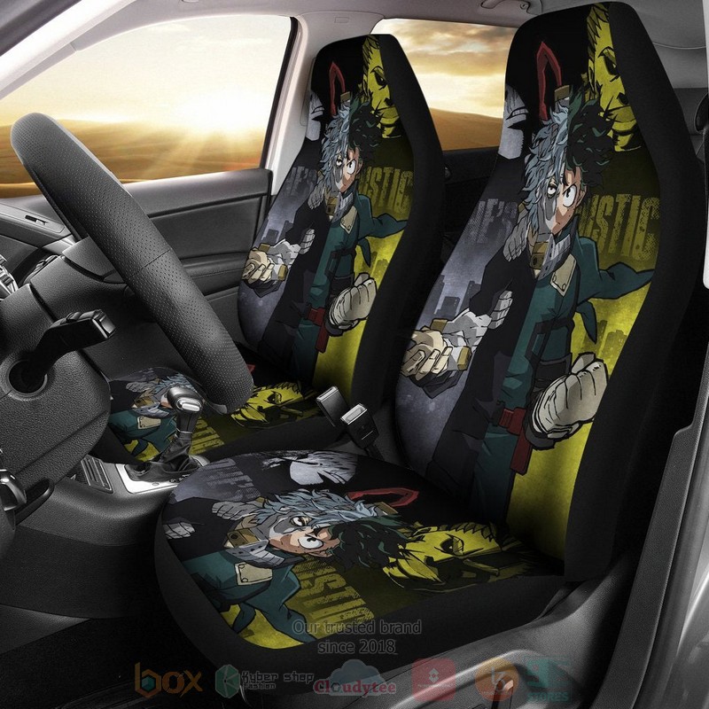 HOT Izuku Art My Hero Academia Anime Car Seat Cover 9