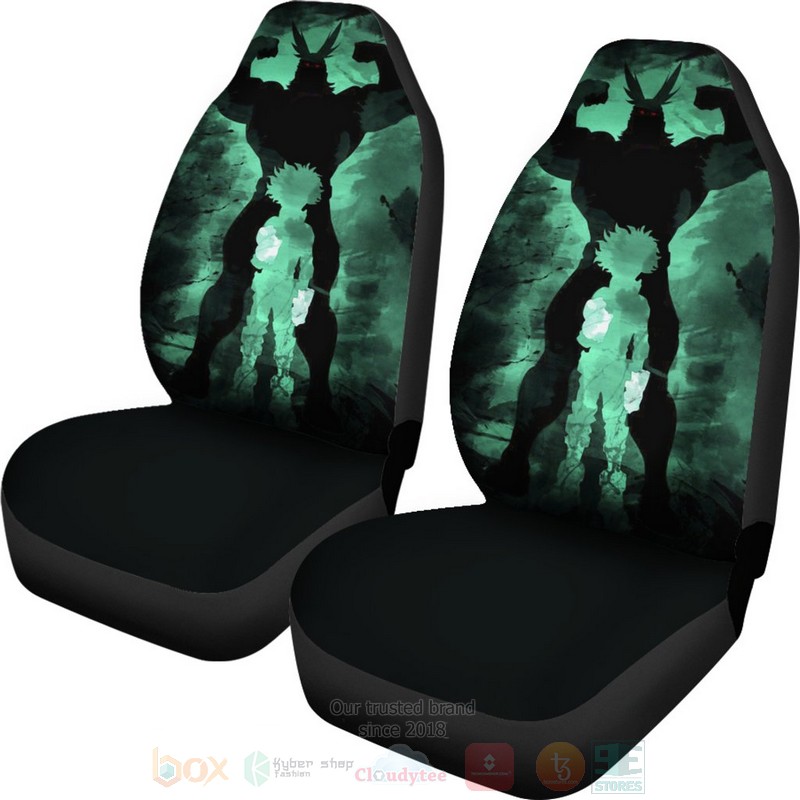 HOT Izuku Darkness My Hero Academia Anime Car Seat Cover 2 HOT Izuku Darkness My Hero Academia Anime Car Seat Cover - Image 2