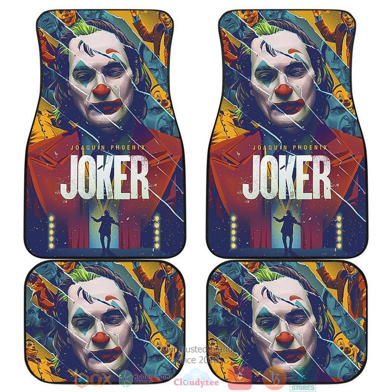 BEST Joaquin Phoenix Joker Villains Suicide Squad Movie Car Floor Mat 14