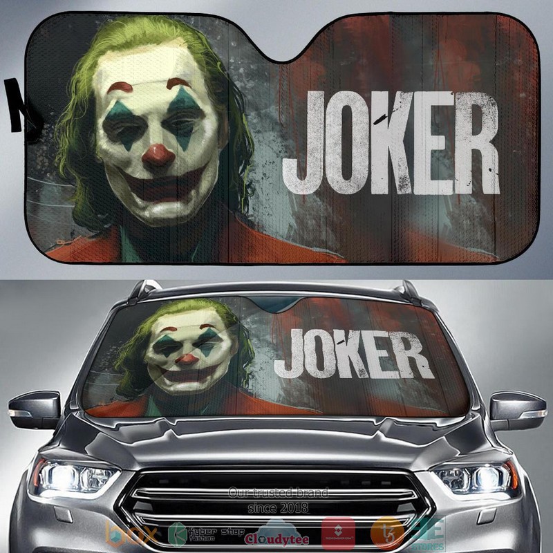 BEST Joker Art Suicide Squad Movie 3D Car Sunshades 6
