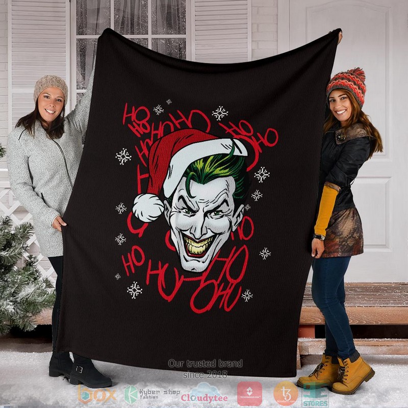 BEST Joker Ho Ho Ho Christmas Soft Blanket 17