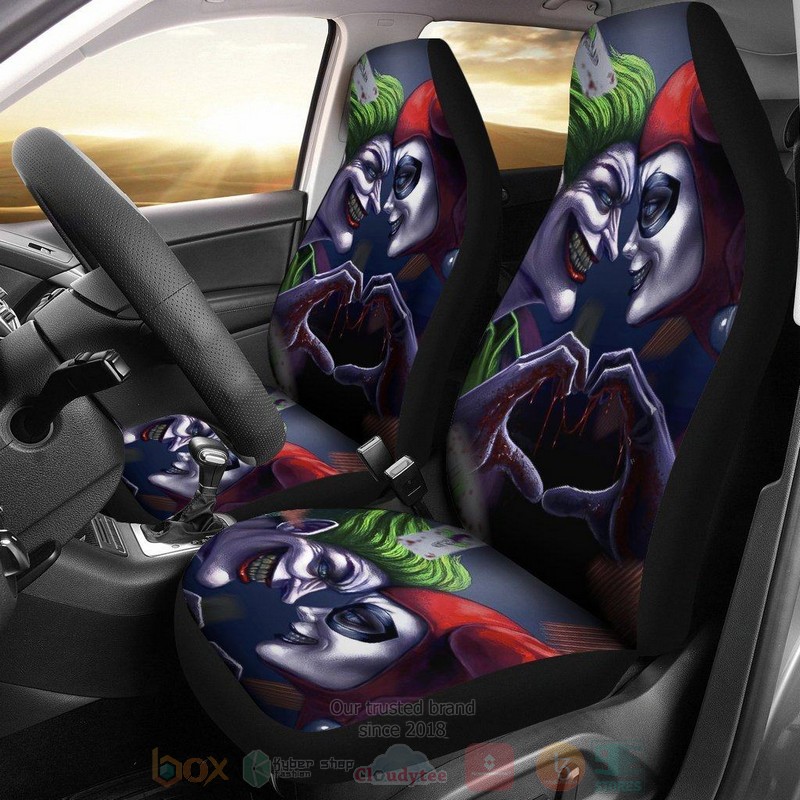 HOT Joker and Harley Quinn Suicide Squad Movie Car Seat Cover 8