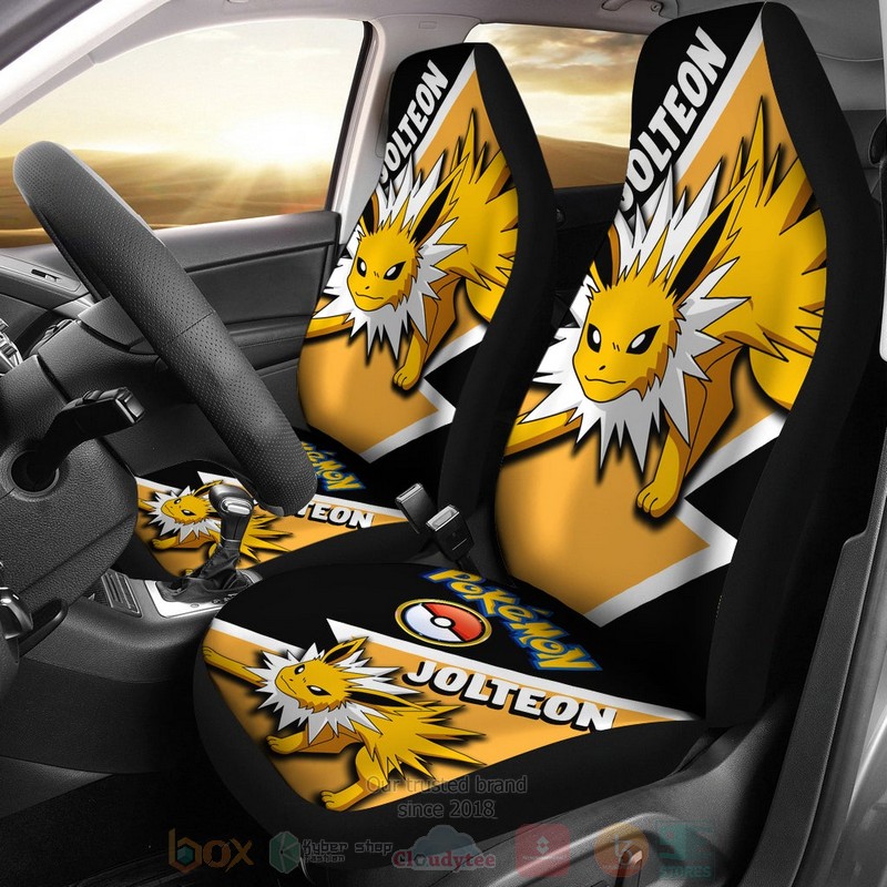 HOT Jolteon Anime Pokemon 3D Seat Car Cover 8