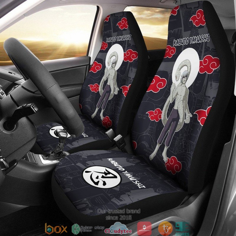 BEST Kabuto Yakushi Naruto Akatsuki Members Car Seat Covers 9