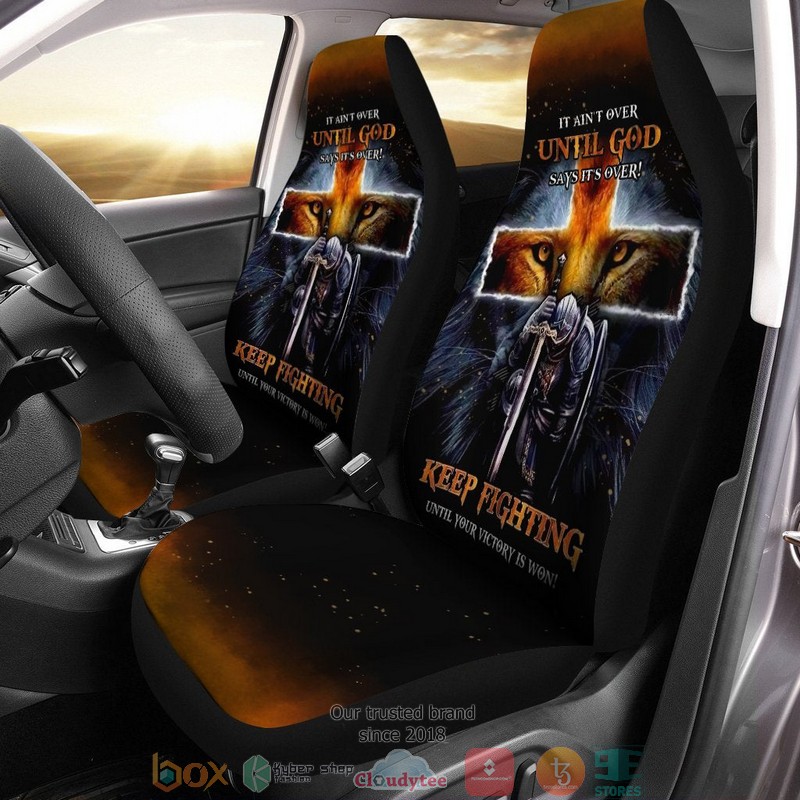 BEST Keep Fighting Until Your Victory is won Car Seat Cover 6
