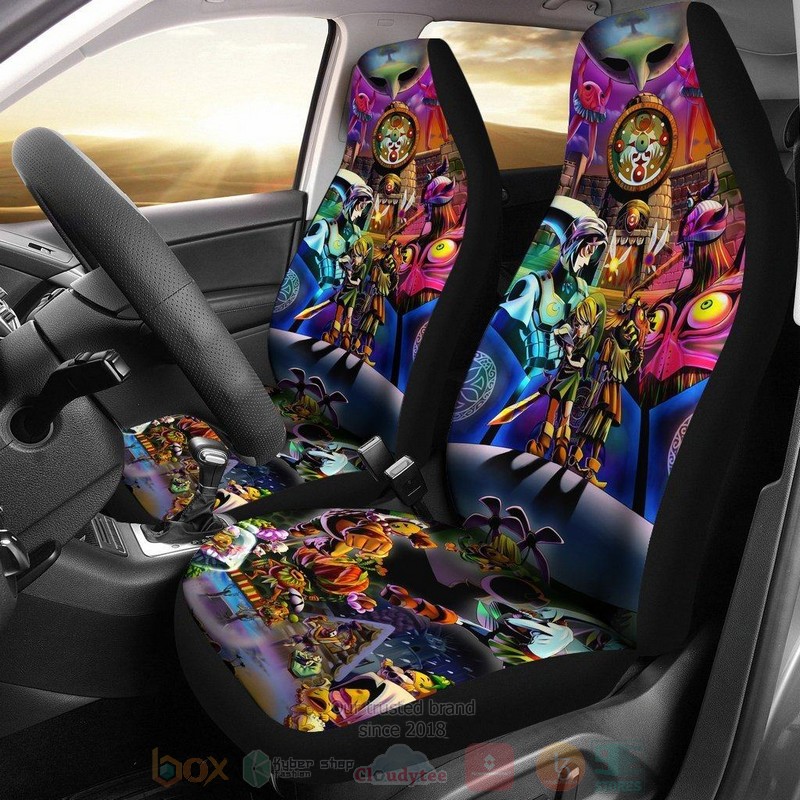 HOT Legend of Zelda All Characters, Color Car Seat Cover 7