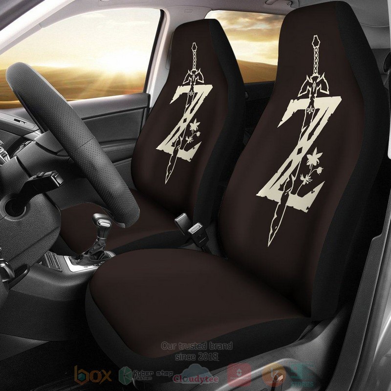 HOT Legend of Zelda Breath of The Wild, Chocolate Car Seat Cover 9