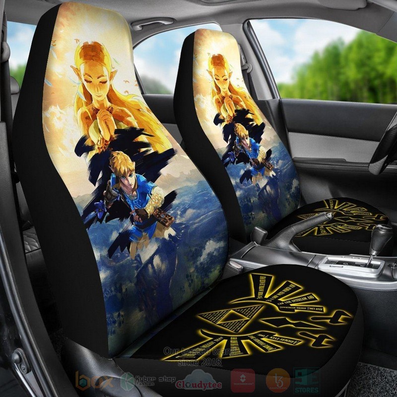 HOT Legend of Zelda Breath of the Wild Car Seat Cover 8