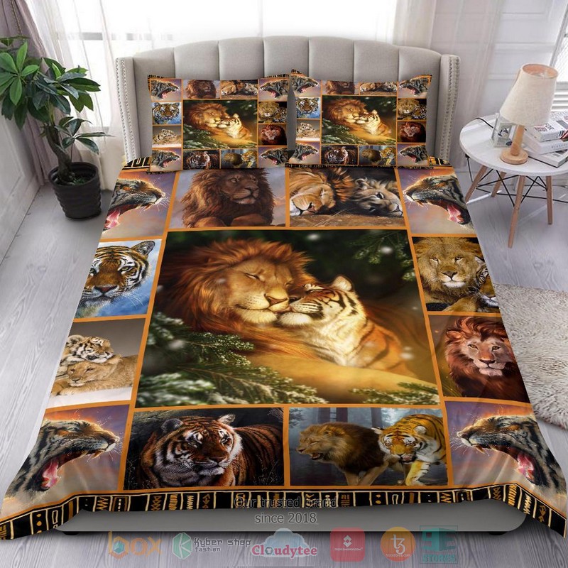 NEW Lion And Tiger Bedding Sets 12