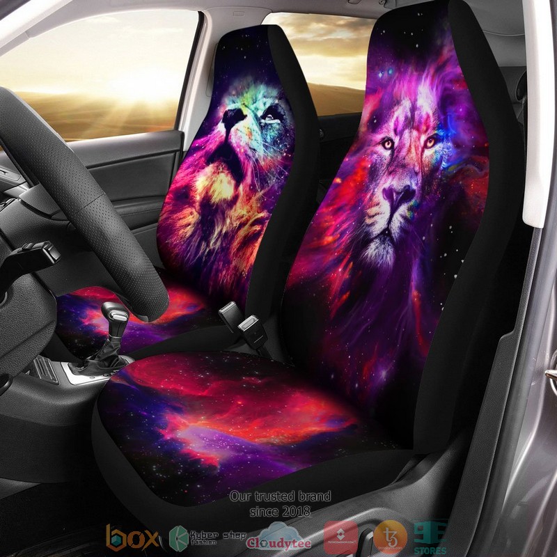 BEST Lion And Tiger Burn Car Seat Cover 5