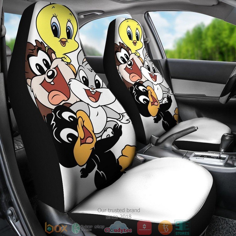 BEST Looney Tunes Baby Looney Tunes Characters Cartoon Cute Car Seat Cover 4