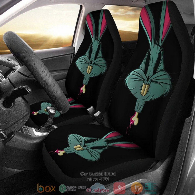 BEST Looney Tunes Bugs Bunny Cartoon Looney Tunes Car Seat Cover 8