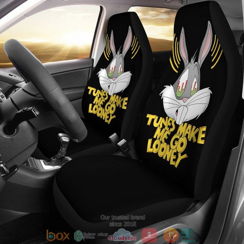 BEST Looney Tunes Cartoon Looney Tunes Bugs Bunny Car Seat Cover 8