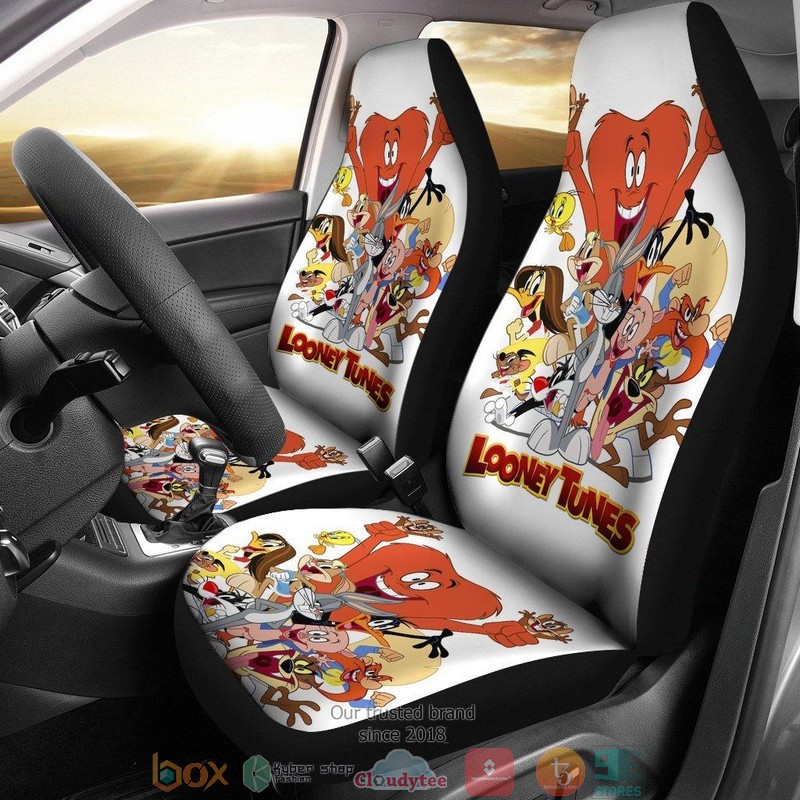 BEST Looney Tunes Looney Tunes Funny Cartoon Car Seat Cover 9