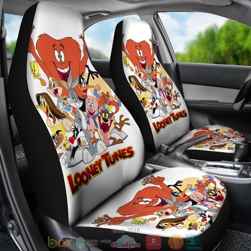 BEST Looney Tunes Looney Tunes Friends Cartoon Car Seat Cover 6
