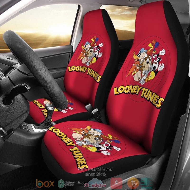 BEST Looney Tunes Looney Tunes Friends Cartoon Car Seat Cover 8