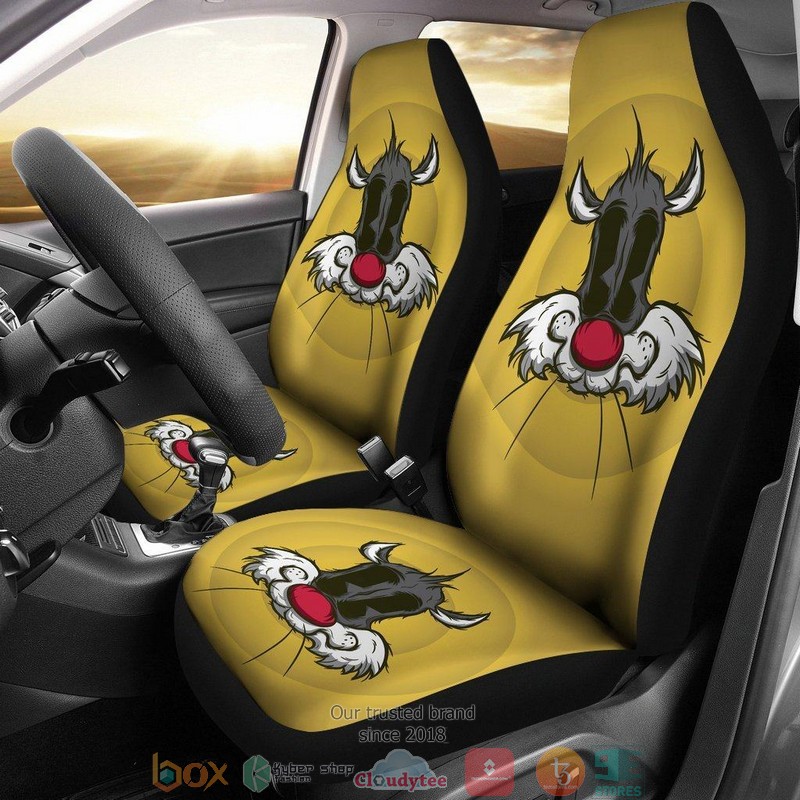 BEST Looney Tunes Sylvester Looney Tunes Cartoon Car Seat Cover 8