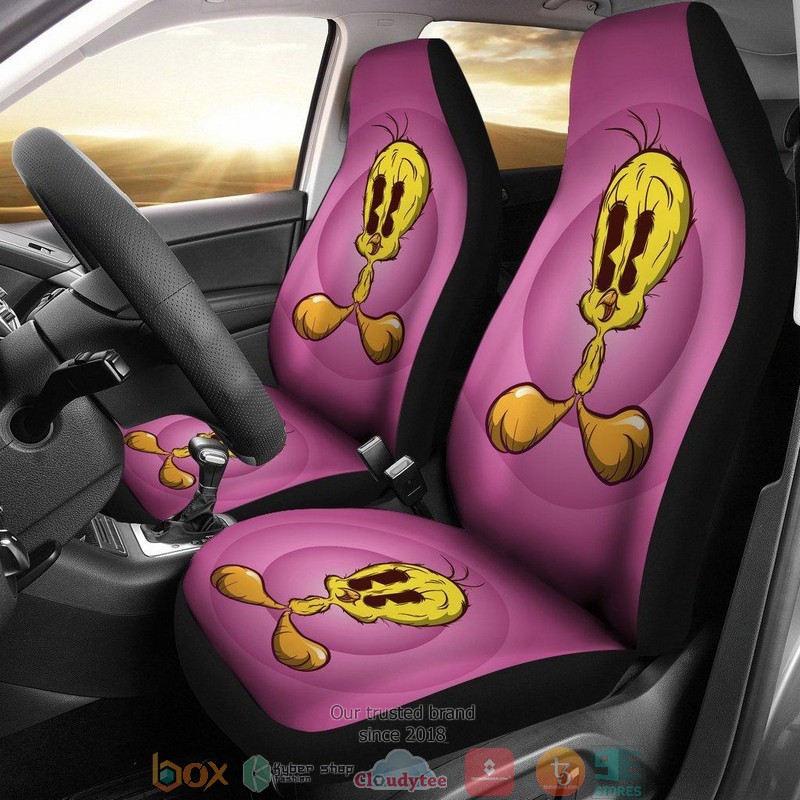BEST Looney Tunes Tweety Looney Tunes Cartoon Car Seat Cover 8