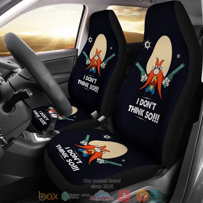 BEST Looney Tunes Yosemite Sam Looney Hand with Gun Car Seat Cover 8