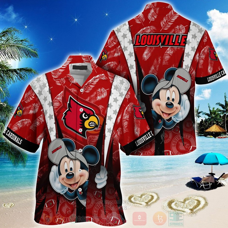HOT Louisville Cardinals 3D Tropical Shirt 6