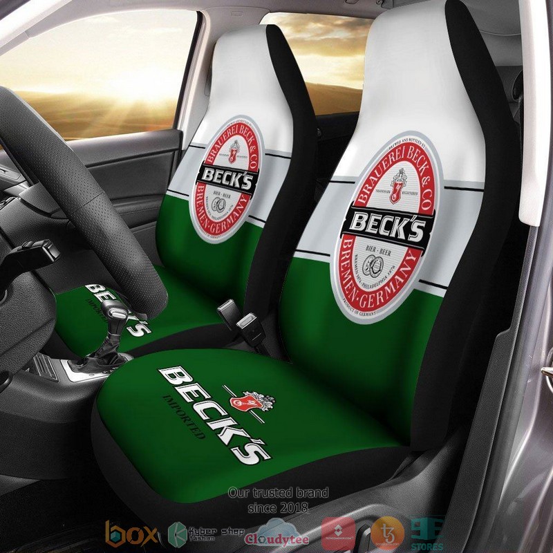 BEST Love Beck's Beer Car Seat Cover 5
