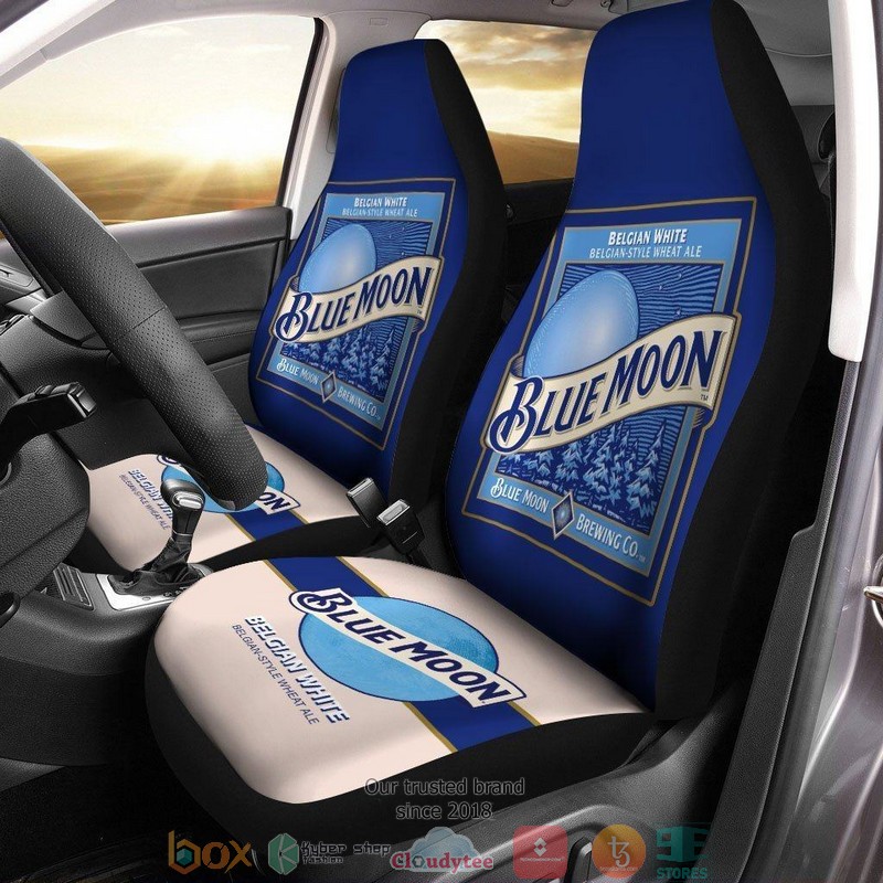 BEST Love Blue Moon Beer Car Seat Cover 4