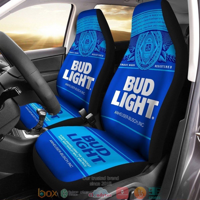 BEST Love Bud Light Beer Car Seat Cover 4