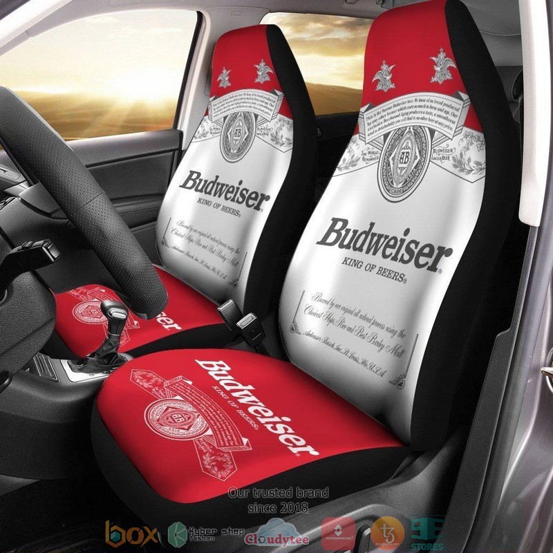BEST Love Budweiser Beer Car Seat Cover 4