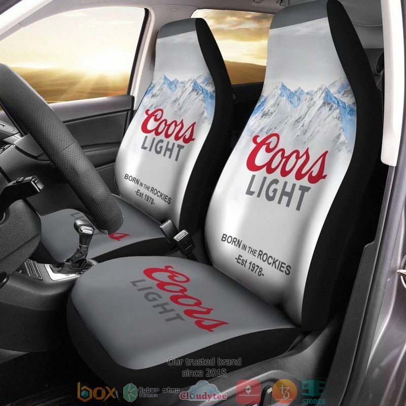 BEST Love Coors Light Beer Car Seat Cover 4