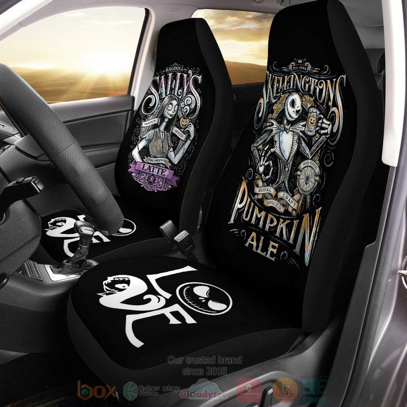 BEST Love Jack Pumpkin ALe And Sally Latte Car Seat Covers 7