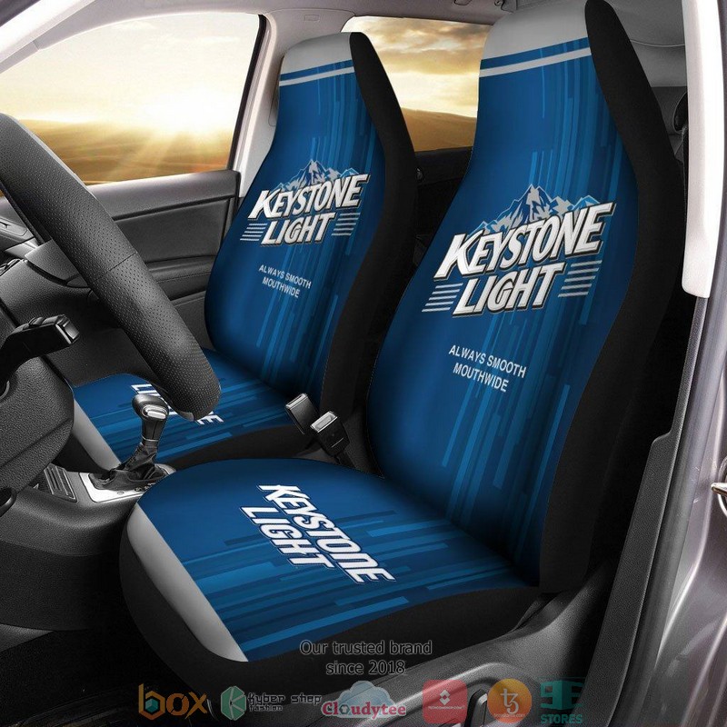 BEST Love Keystone Light Beer Car Seat Cover 5