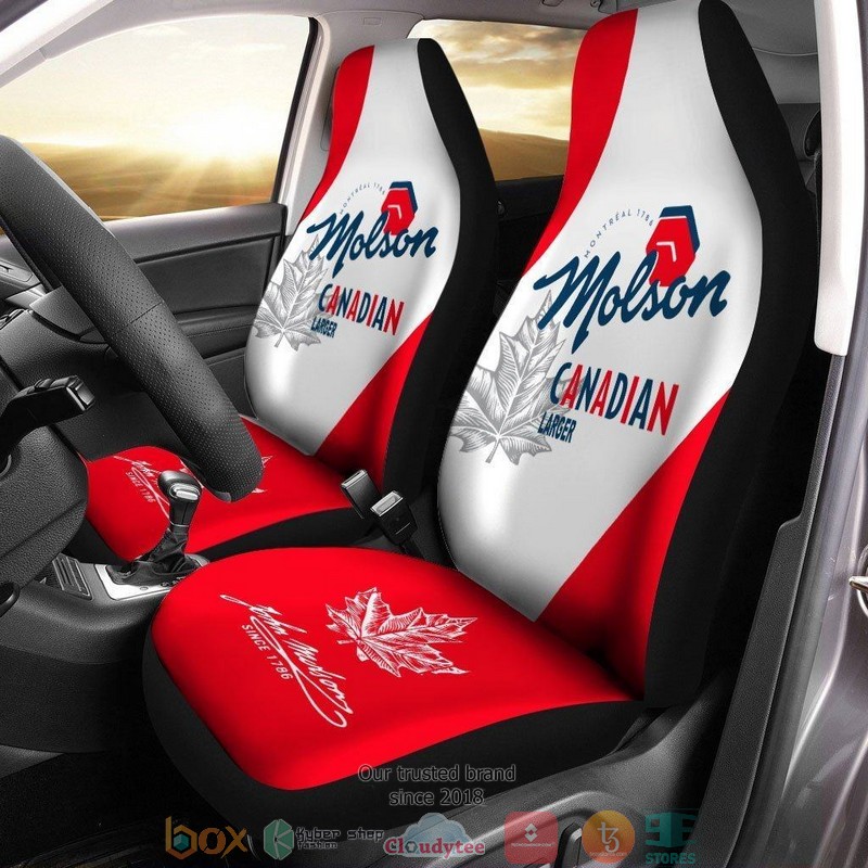 BEST Love Molson Beer Car Seat Cover 4