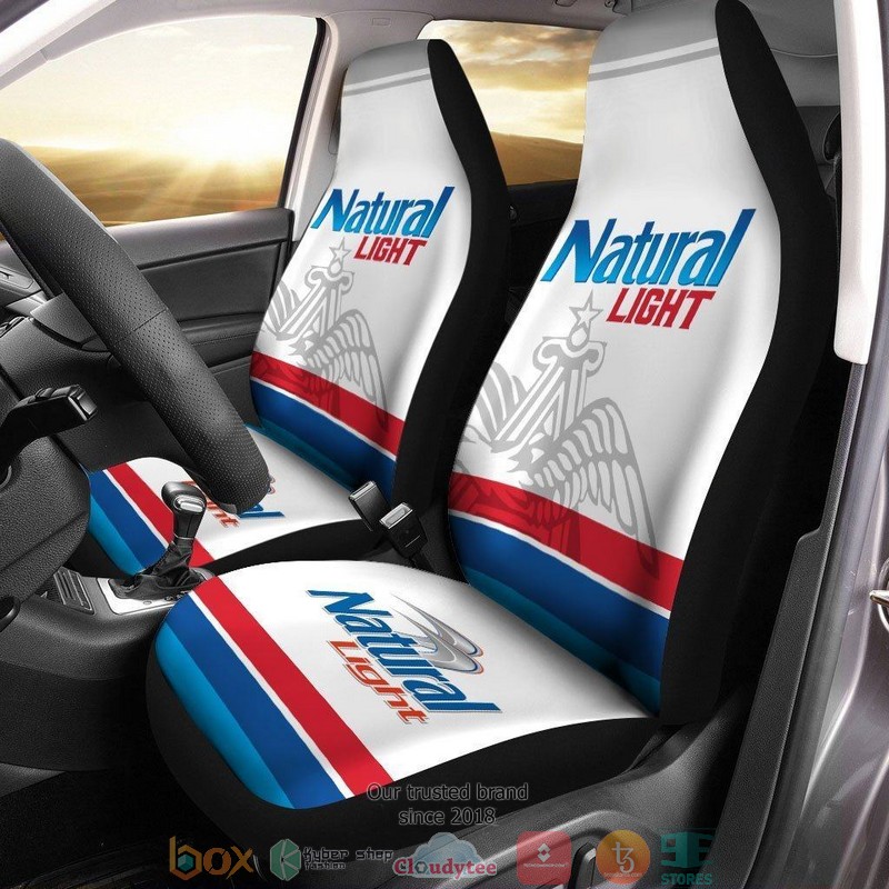 BEST Love Natural Light Beer Car Seat Cover 4