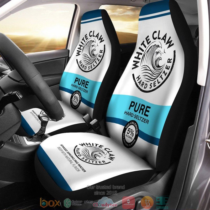 BEST Love White Claw Beer Car Seat Cover 5